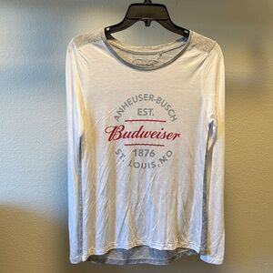 Super Soft Budweiser Women's Long Sleeve Tee